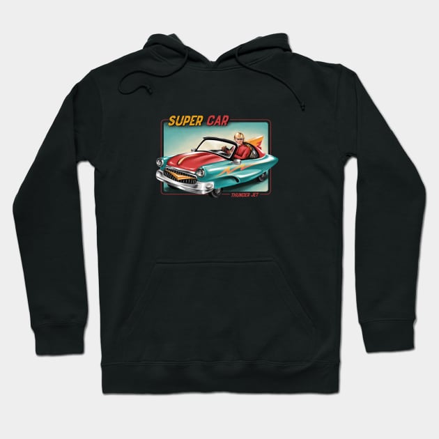 Super Car Thunder Jet Hoodie by Dandy18